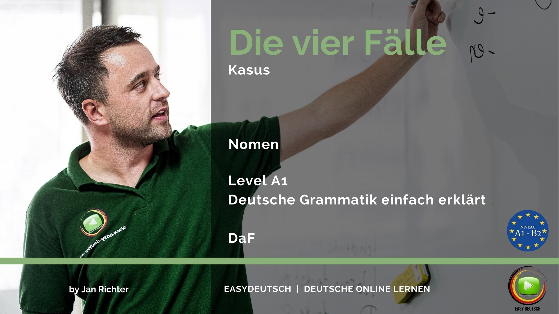 Die Vier Fälle (Kasus) | Grammatik | Einfache Erklärung - EasyDeutsch