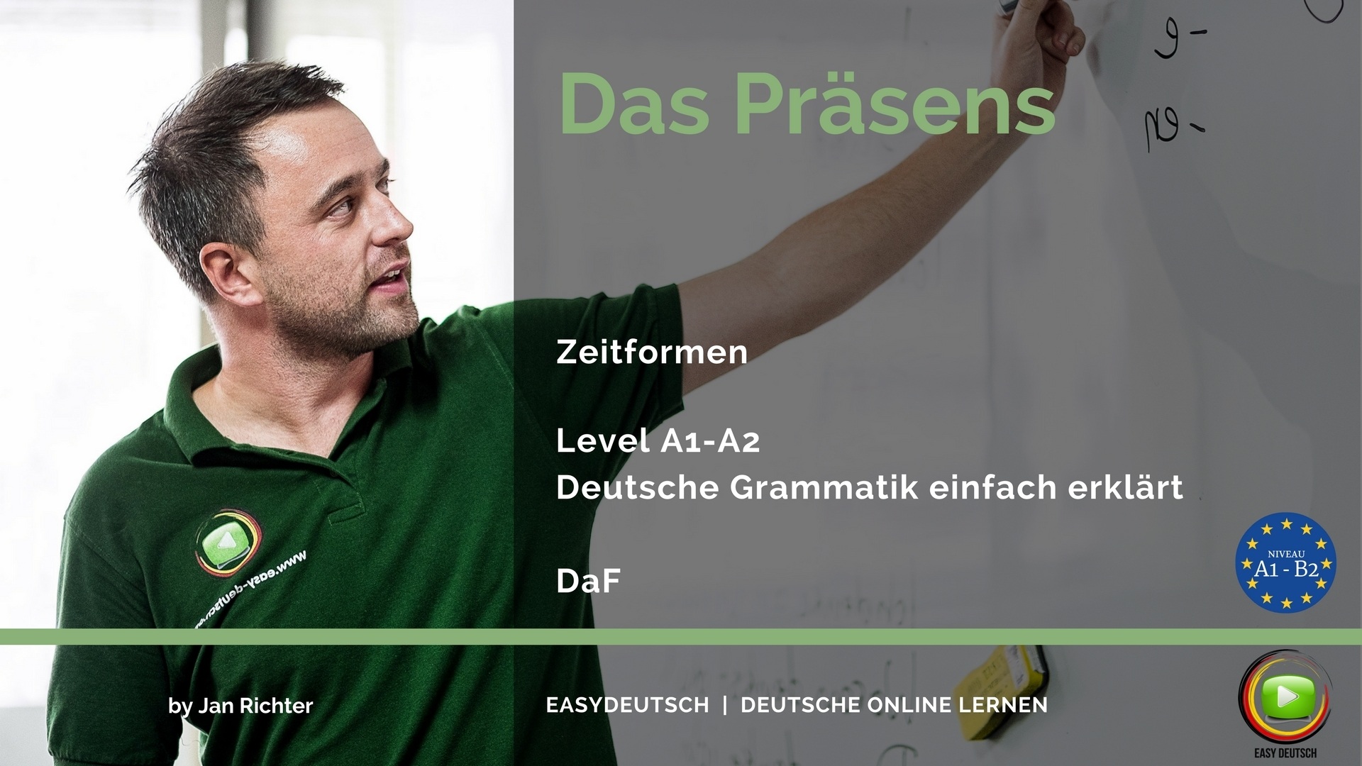 Präsens Deutsche Zeitform der Gegenwart Grammatik EasyDeutsch