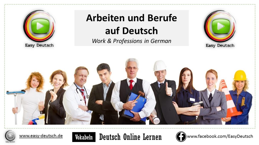 Work & Profession in German