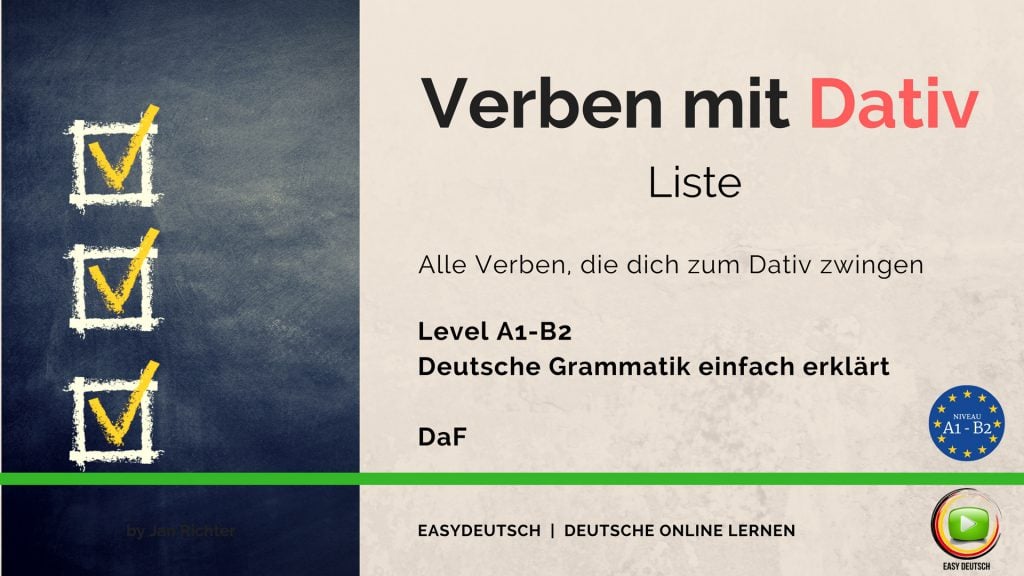 Verben mit Dativ